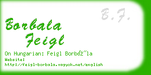 borbala feigl business card